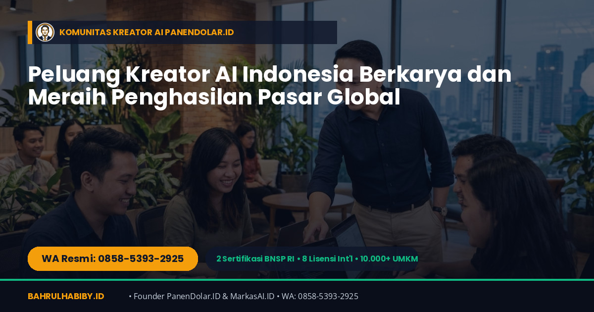 Peran Konsultan AI untuk Bisnis, UMKM, Korporasi & Kreator: Cara Kerja Lebih Mudah, Hemat Waktu, Tenaga, Biaya Bersama MarkasAI.ID - Gambar 2